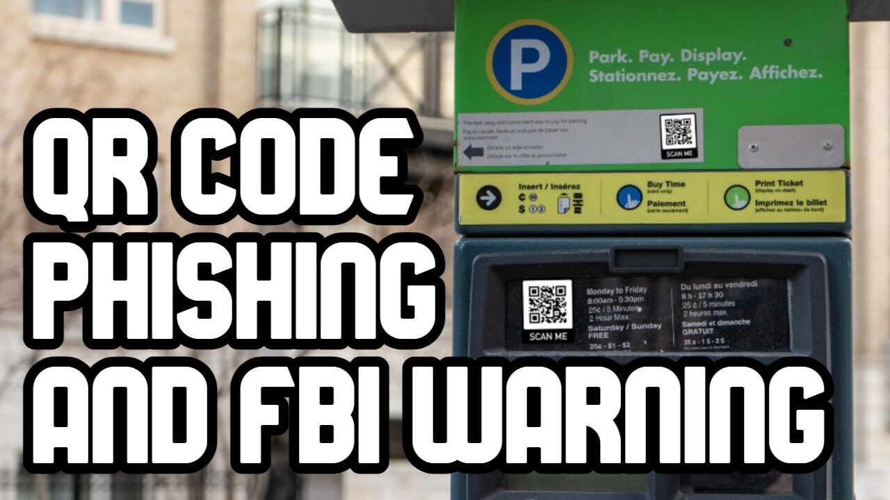 QR code phishing and FBI Warning