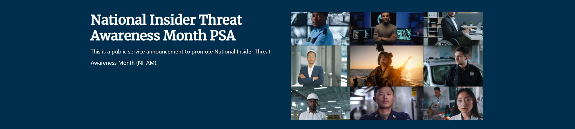 Insider threat awareness month September